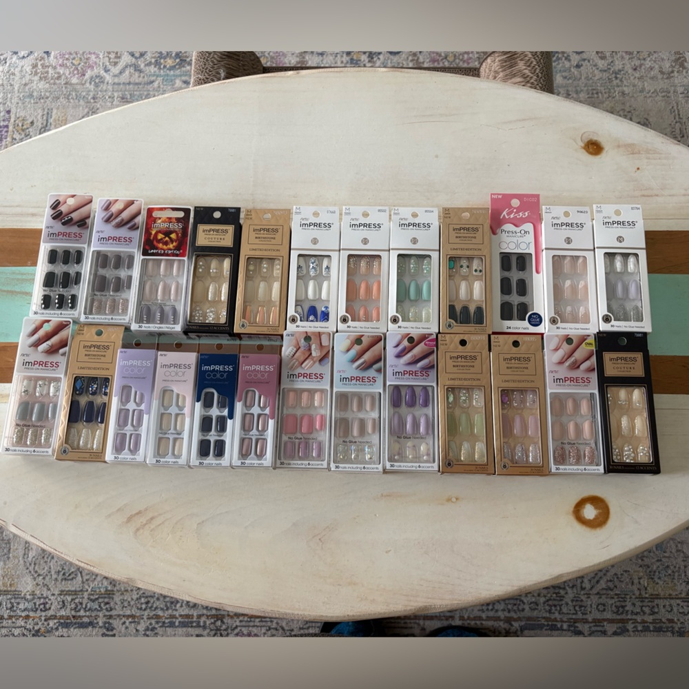 imPRESS Colorful Press-On Nail Collection 25 sets brand new in box